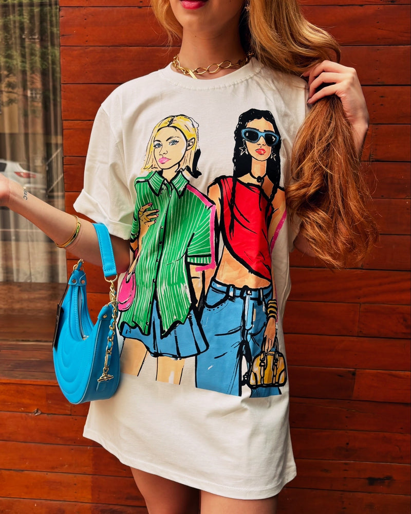 Maxi T-shirt Fashion Girls