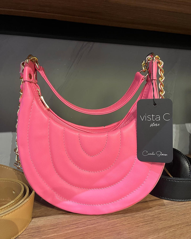 Bolsa Feminina Canoa Rosa