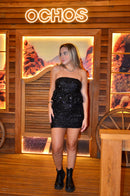 Cropped Paetê Balonê