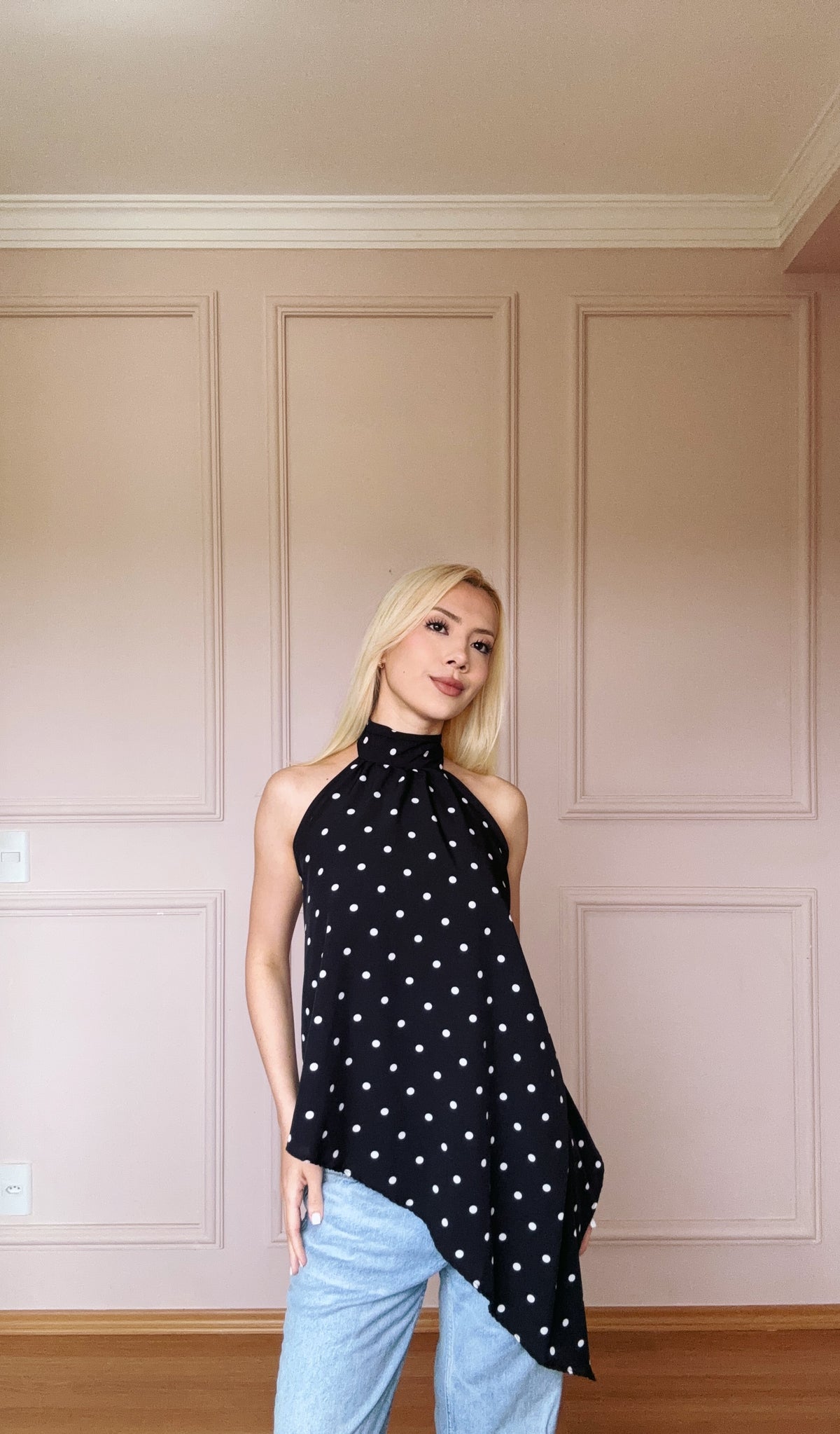 Blusa Zora Poá