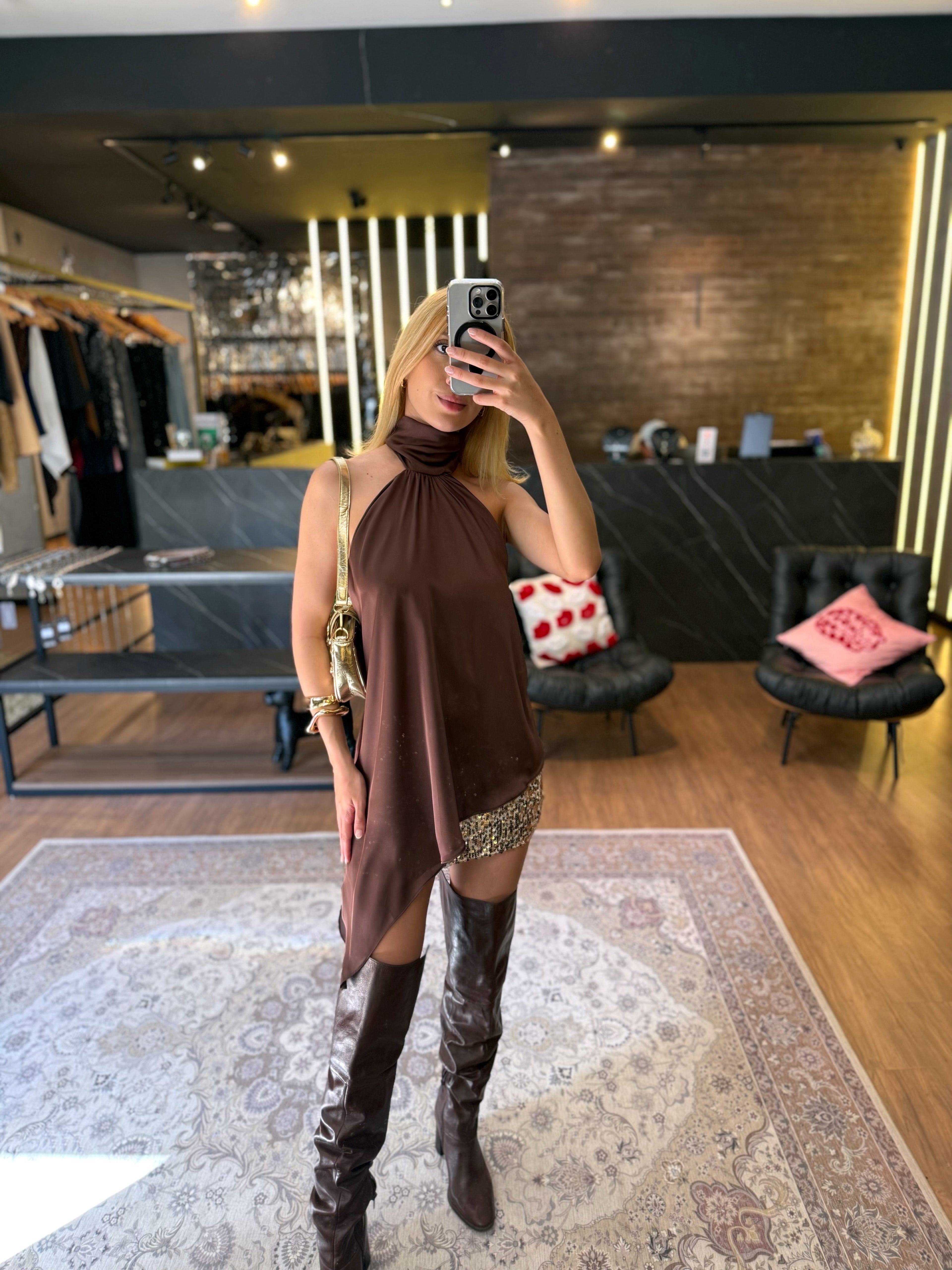 Blusa Cetim Zora