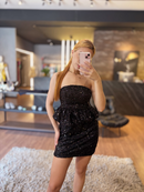 Cropped Paetê Balonê