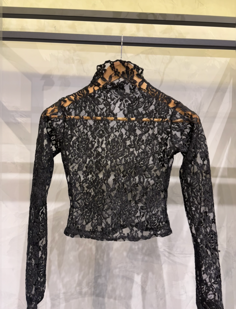 Cropped Paris Manga Longa