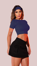 Cropped Poliamida Faixa