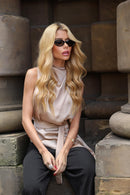 Blusa Cetim Aly