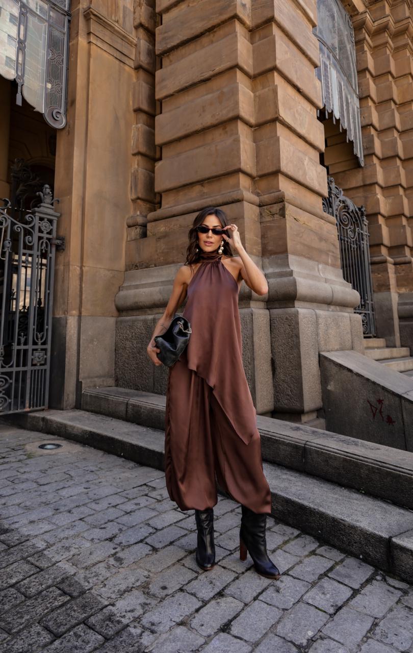 Blusa Cetim Zora