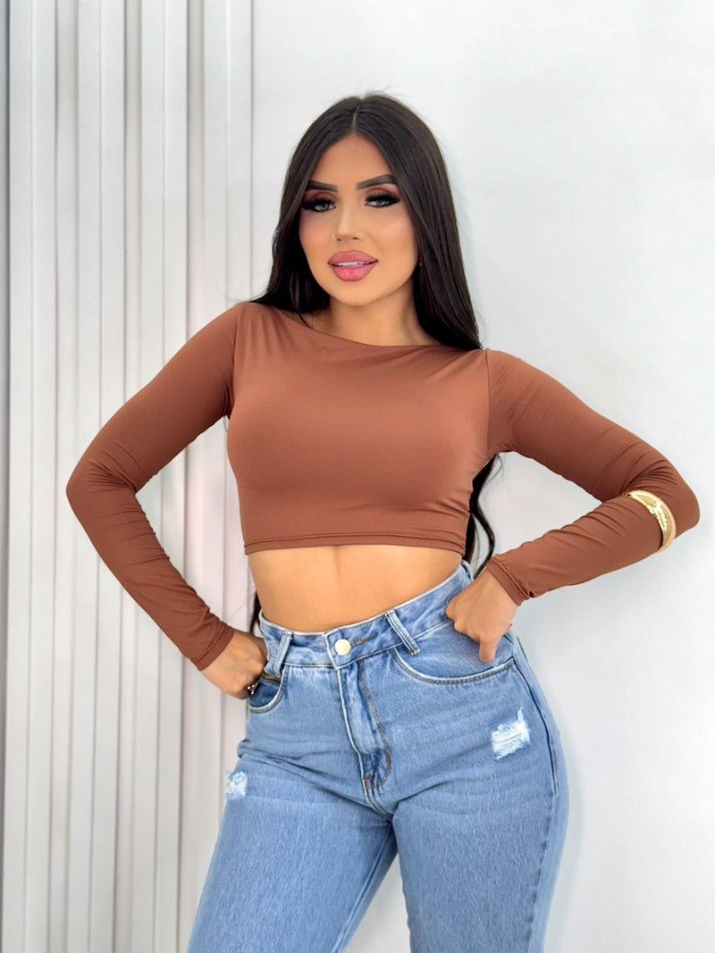 Cropped Poliamida