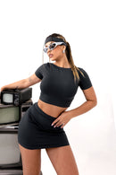 Cropped Poliamida Faixa