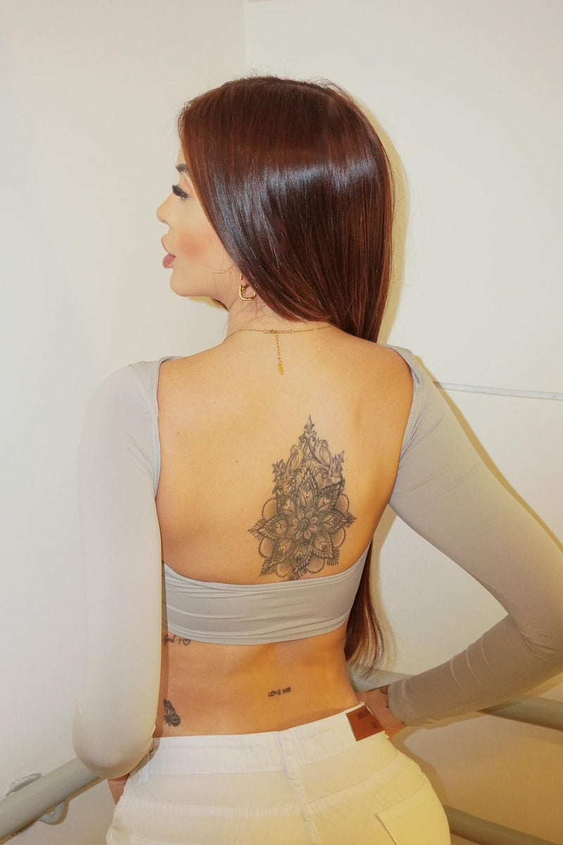 Cropped Poliamida Costas