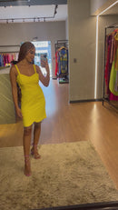 Vestido Yellow Shine